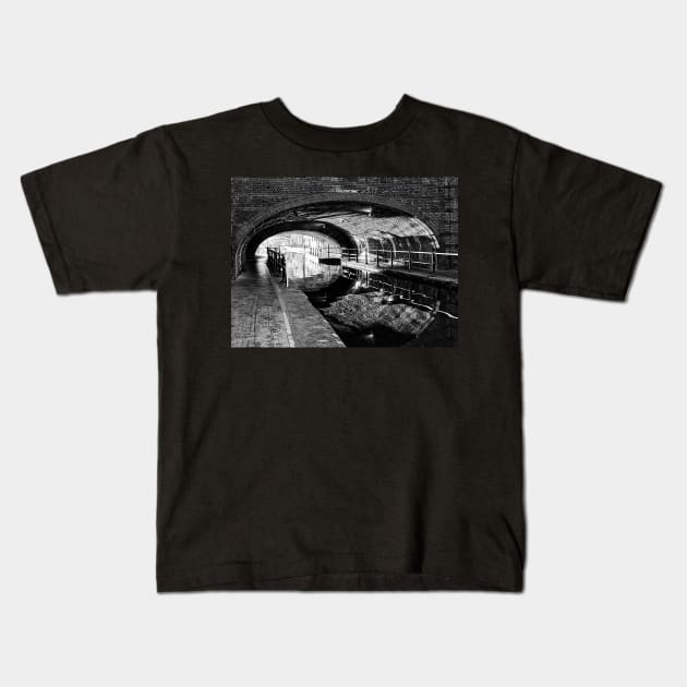 Broad Street Tunnel Kids T-Shirt by bywhacky